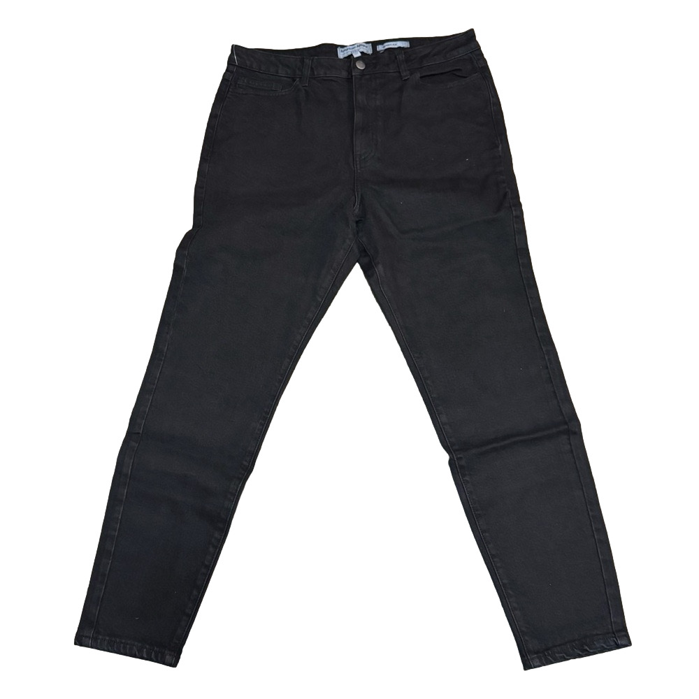 American Apparel Solid Black Skinny Jeans